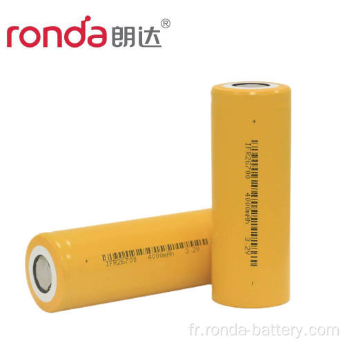 IFR26700-4000mAH 3,2 V Batterie cylindrique LIFEPO4
